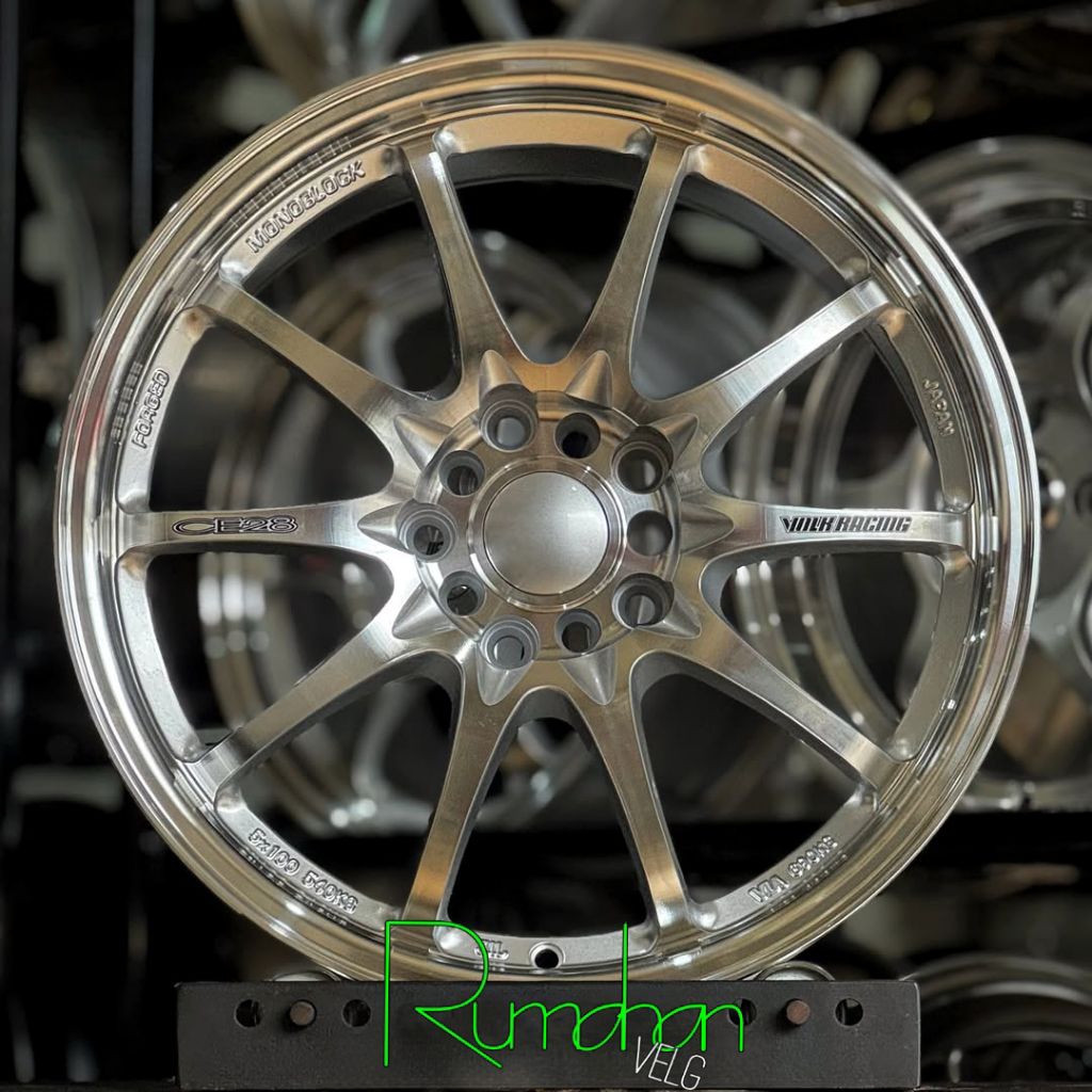 velg CE28 FLOW FORMING r17 lebar 8 pcd 5x114,3 - 5x100 et 38 velg mobil ring 17 pnp mobil r17 reborn