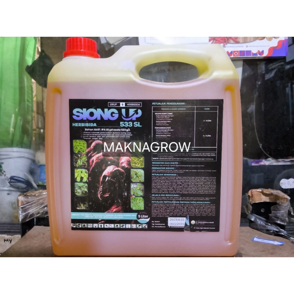 Herbisida sistemik SIONG UP 533 SL Racun rumput 5 liter