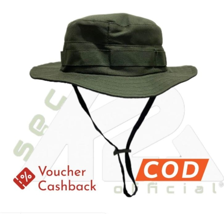 Topi Rimba Velbed Topi Hiking Tactical Hat Army