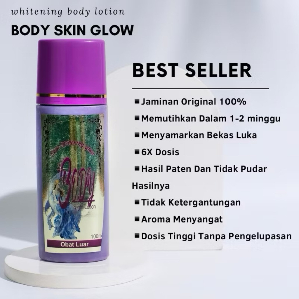HB HDPE DOSTING SKIN GLOW ORIGINAL // LOTION SKIN GLOW // HB DOSTING UNGU