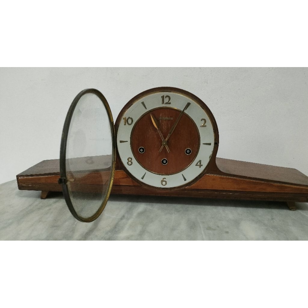 jam meja  junghans full original luar dalam perempatan full mekanis mauthe kienzle fiag