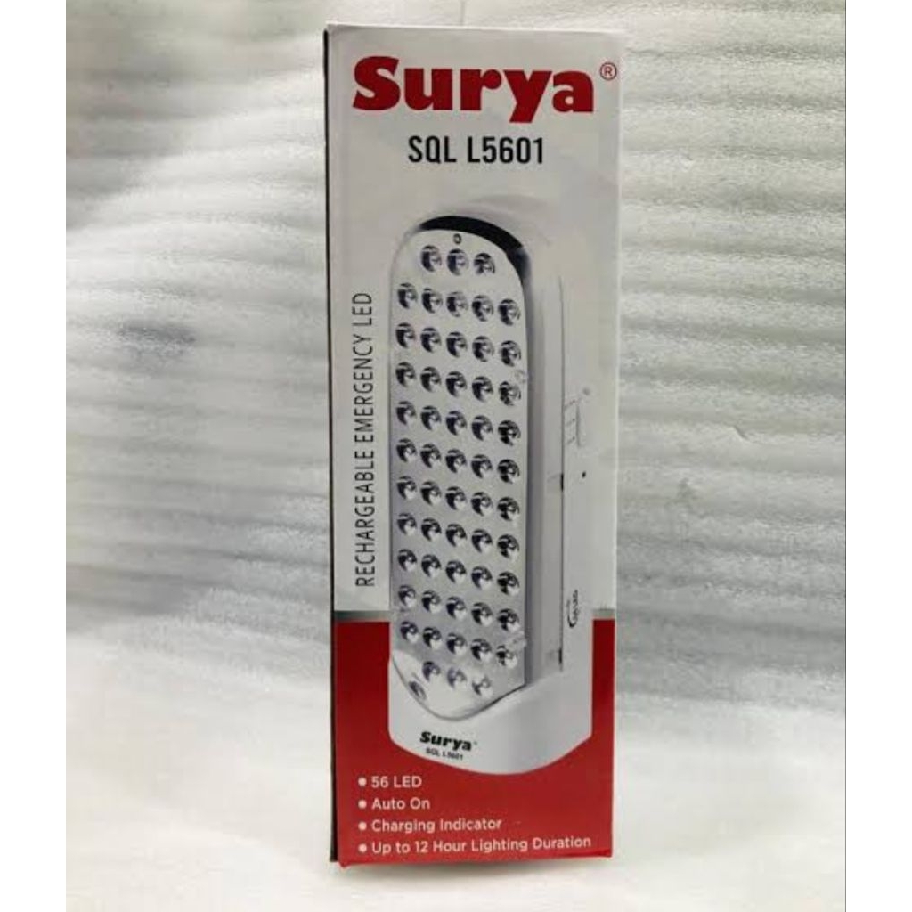 Lampu Emergency Surya SQL L5601 LED original dan bisa cas ulang