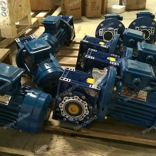 Nmrv 063 WORM GEAR MOTOR NMRV 063 RATIO 1:7.5 - 80 0.75KW 1HP 1PHASE