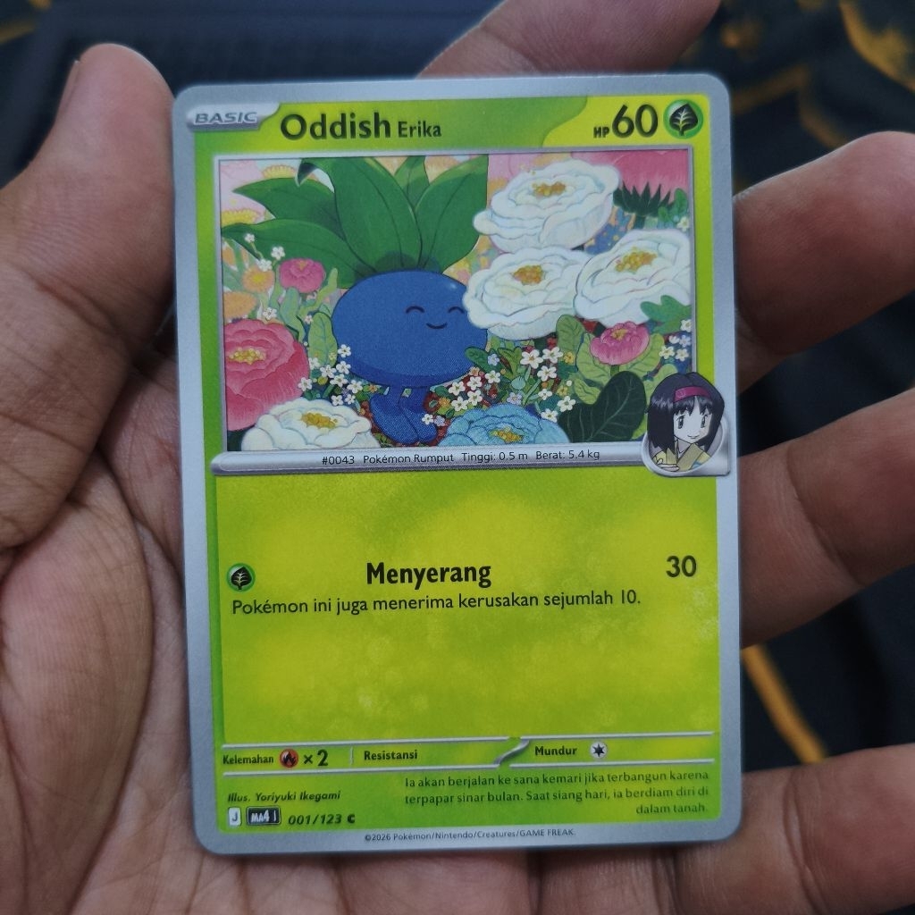 oddish ledakan peniada - tcg pokemon / kartu pokemon