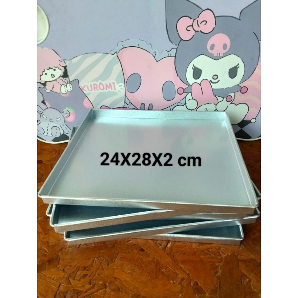 loyang oven ukuran 24X28X2 cm