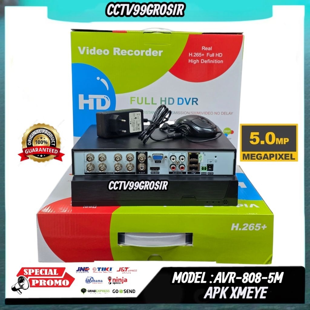 DVR XMEYE 8CH 5MP FULL HD