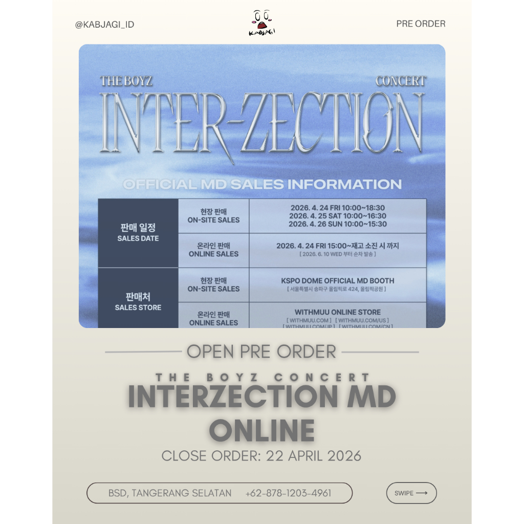 [DP PO] THE BOYZ CONCERT INTERZECTION MD ONLINE