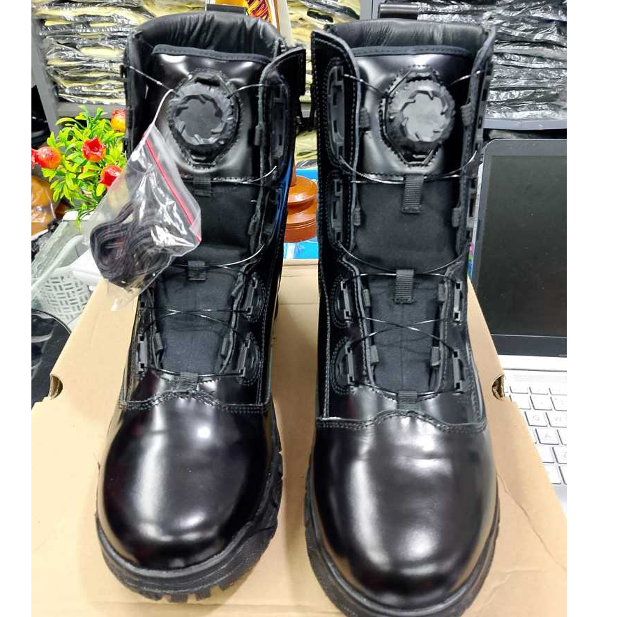 SEPATU PDL TALI PUTAR JATAH POLRI 2025 KILAP