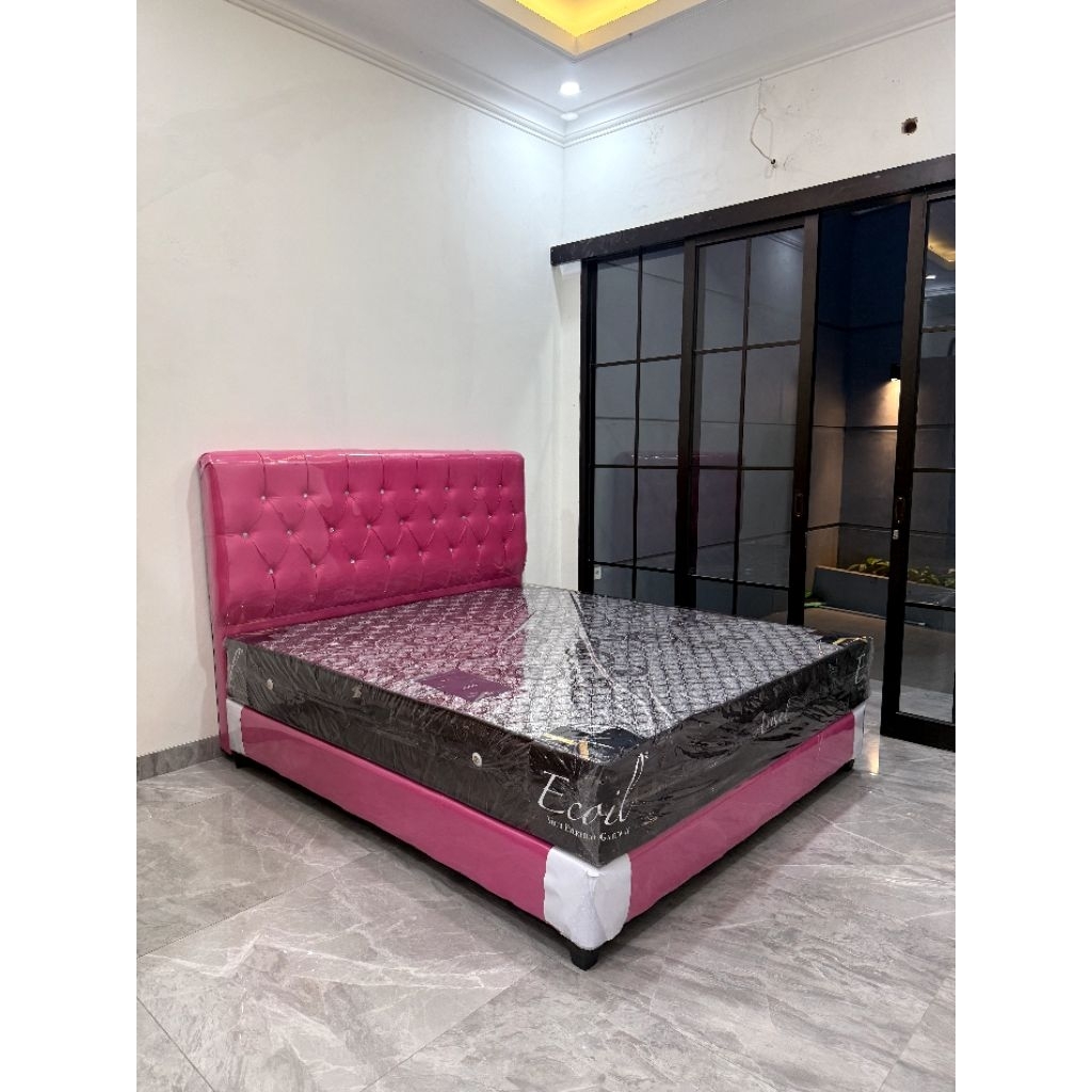 full set difan +matras kasur ansel springbed