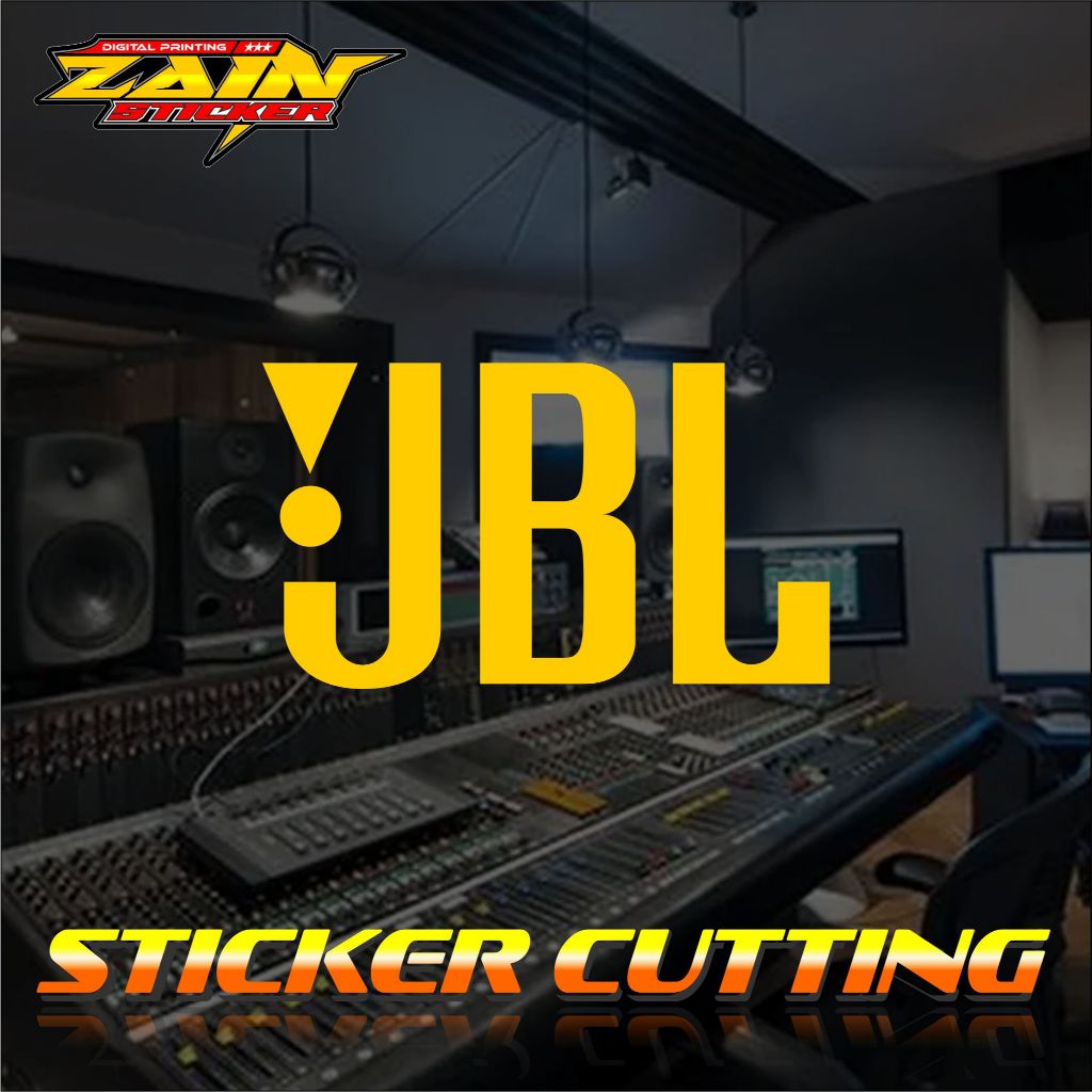 cutting sticker variasi audio speaker jbl.stiker sound system JBL