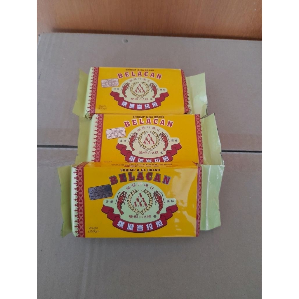 Belacan Malaysia Super Premium 6A 250 gram Terasi Import