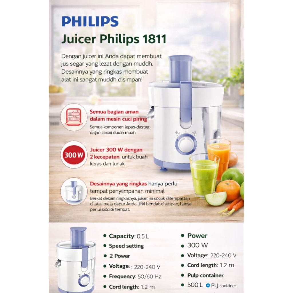 juicer Philips 1811