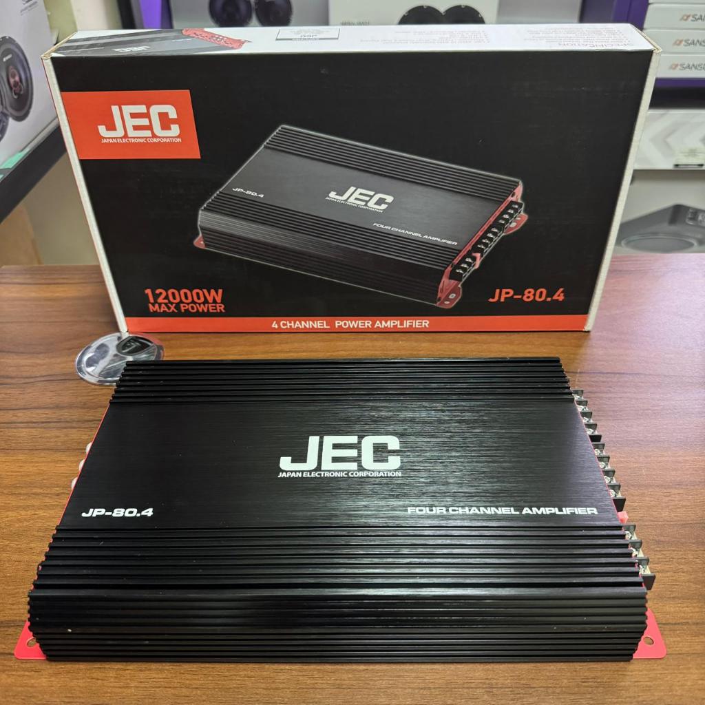 Power Amplifier 4Channel JEC JP-80.4 12.000 Max Power