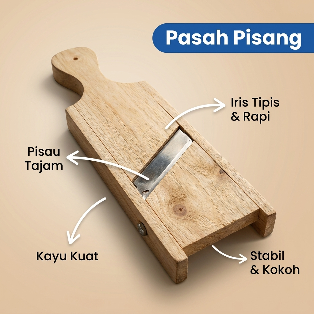 Pasah Pisang Pemotong Keripik Pengiris Pisang Singkong Alat Usaha Keripik