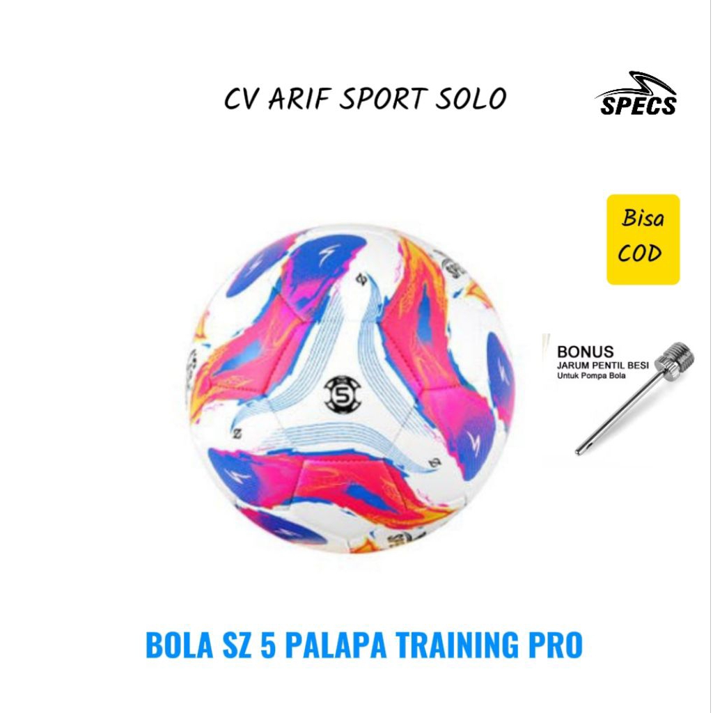 BOLA SEPAK SPECS SIZE 5 PALAPA 24 FB TRAINING PRO BALL ORIGINAL 100% BNWT