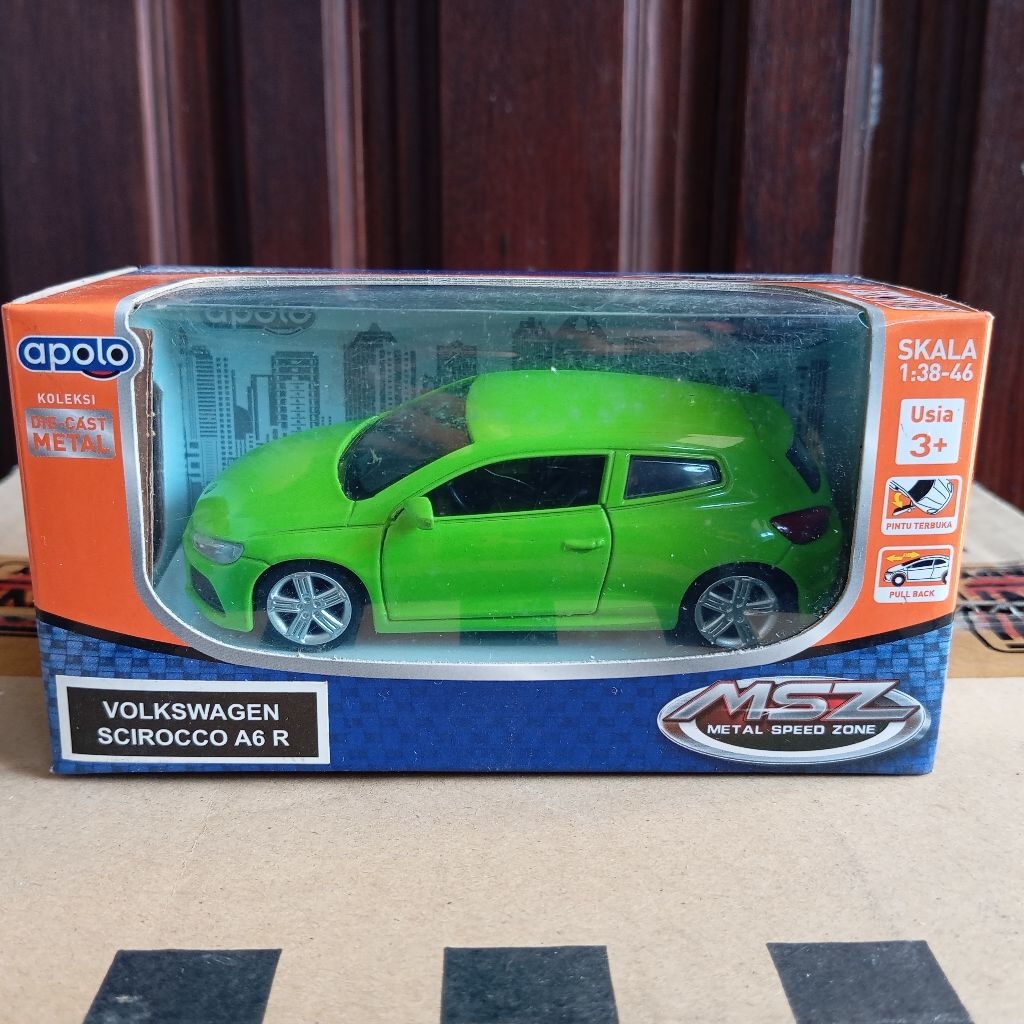 Apolo Volkswagen Scirocco A6 R hijau green VW MSZ skala 32