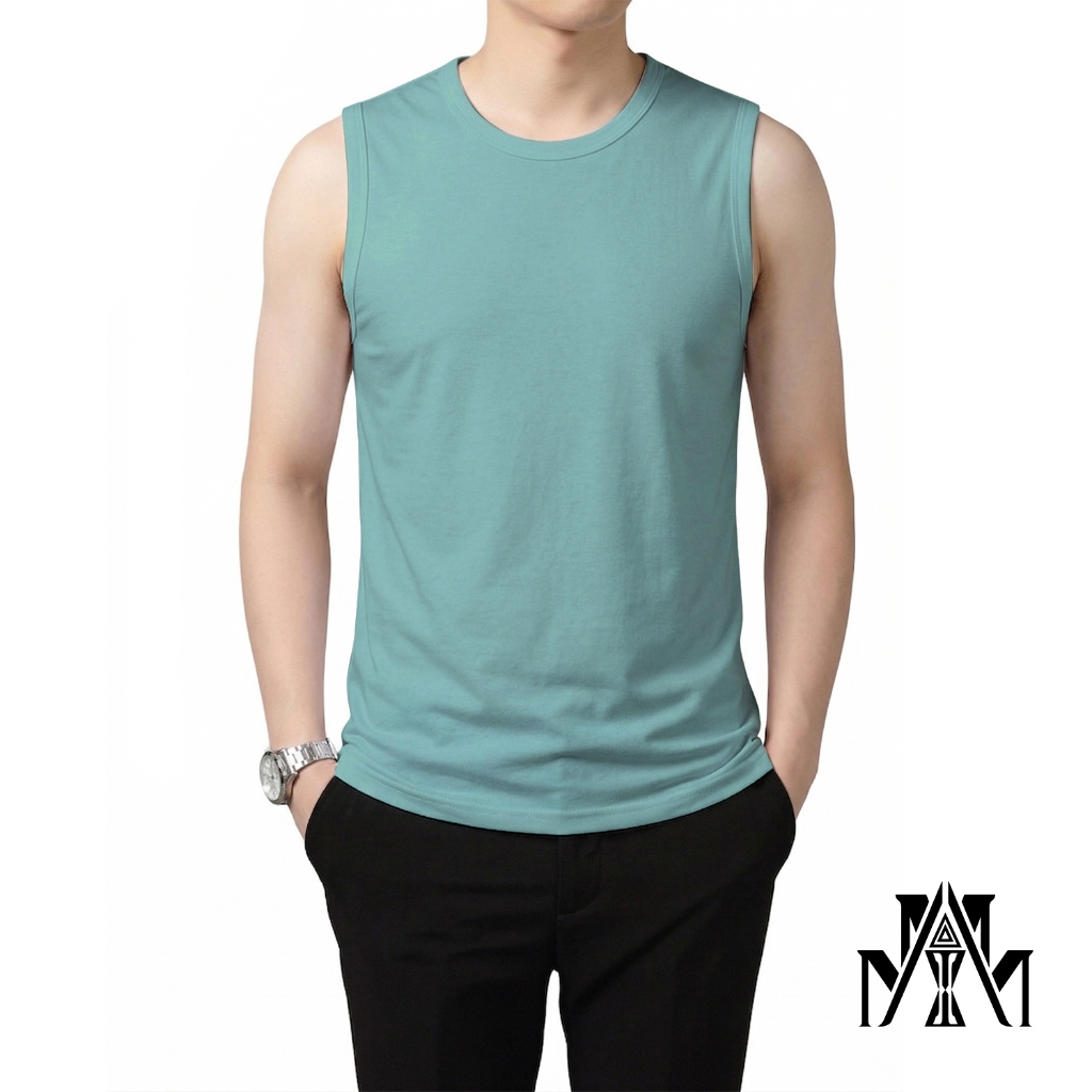 NEEMAN Kaos Lekbong Singlet Pria Dewasa Combed
