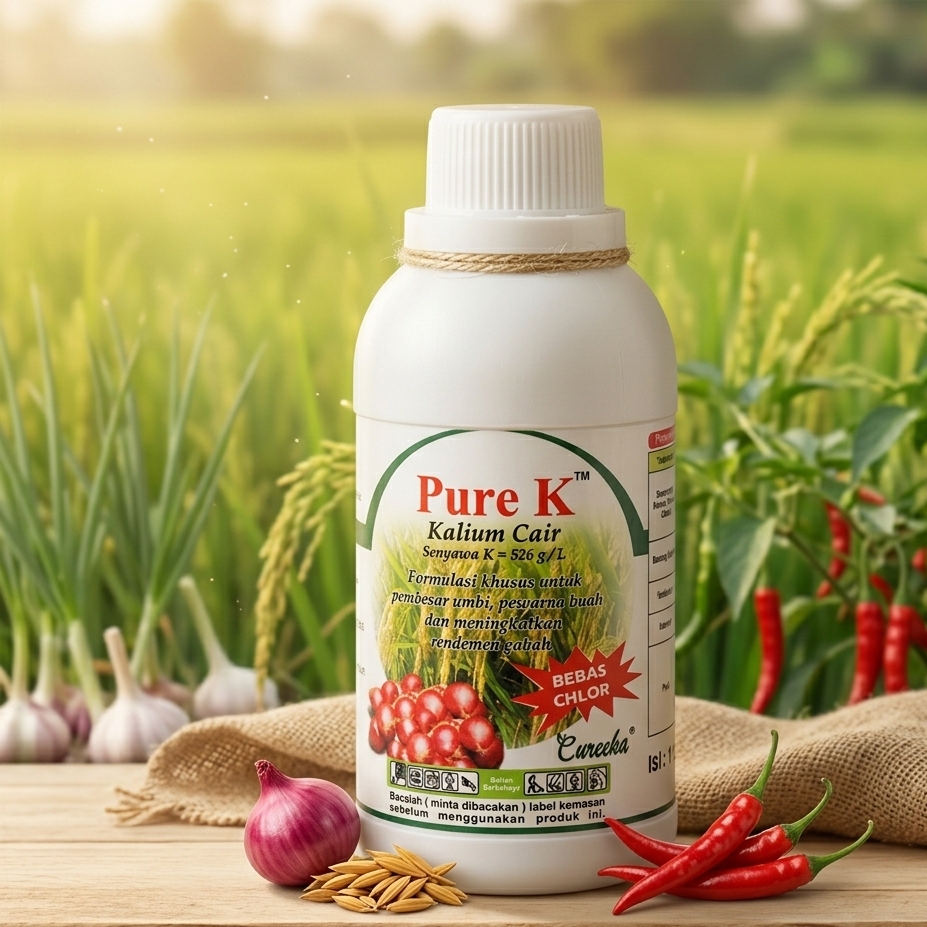 PUPUK KALIUM MURNI PURE-K 526 250ML | Pupuk buah kalium cair pure k 250ml