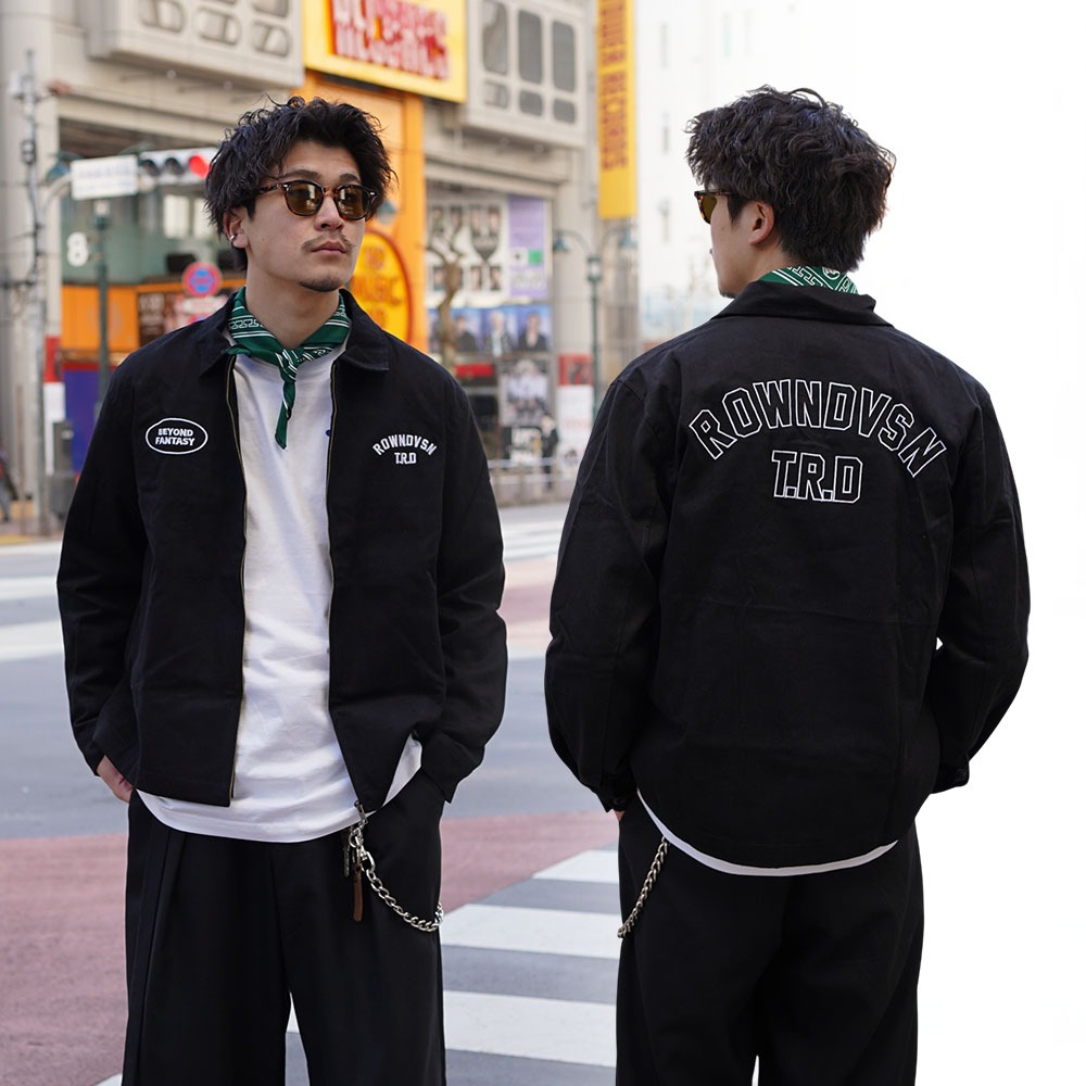 Rown Division Deck Jacket - Rown Dvsn Jaket Deck Hitam Deimos Black