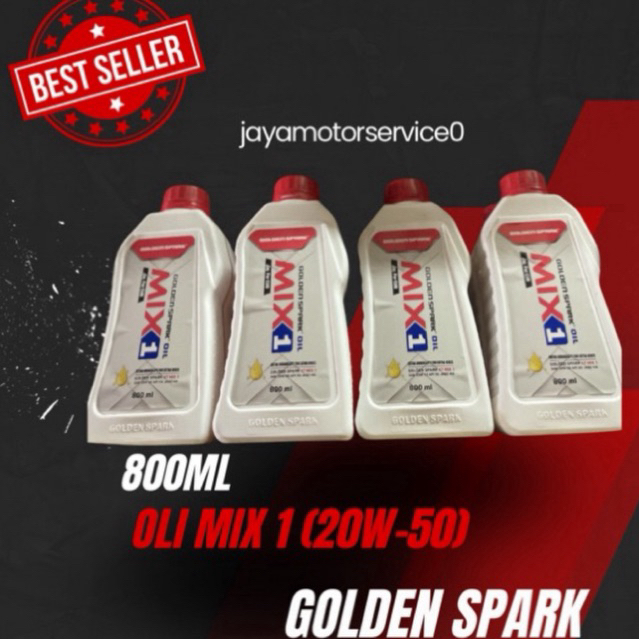 Oli Mix 1 20W-50 Golden Spark Matic Motor