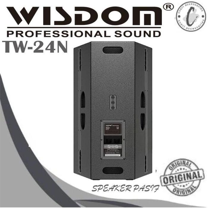 Speaker Gantung Wisdom TW24N 2 x 12 Inch Speaker Pasif Wisdom TW-24N Neodymium
