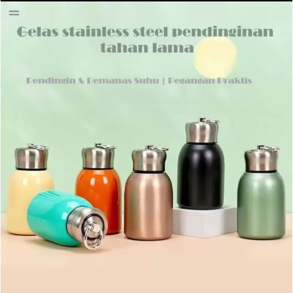 TERMOS BOGEL 300ml STAINLESS STEEL TUMBLER KECIL