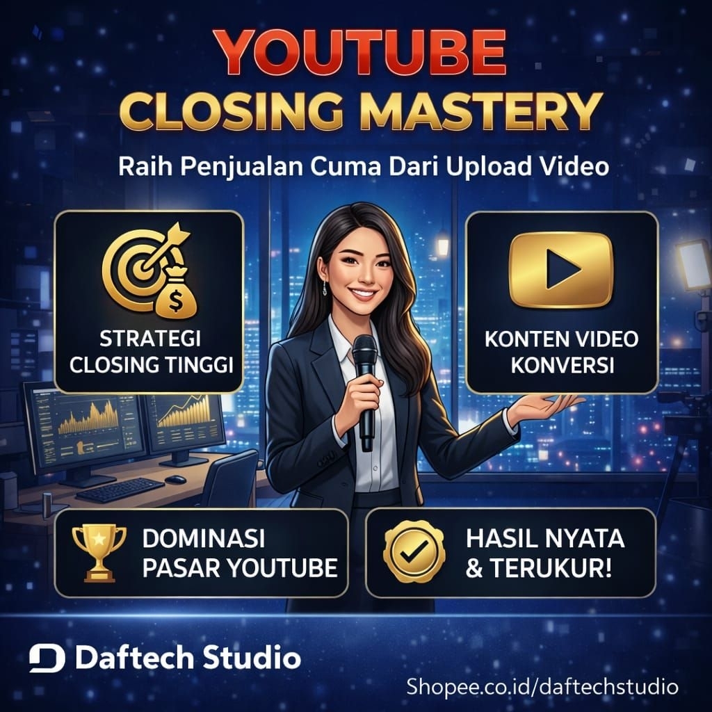 Youtube Closing Mastery - Raih Penjualan Cuma Dari Upload Video - Mama Digital