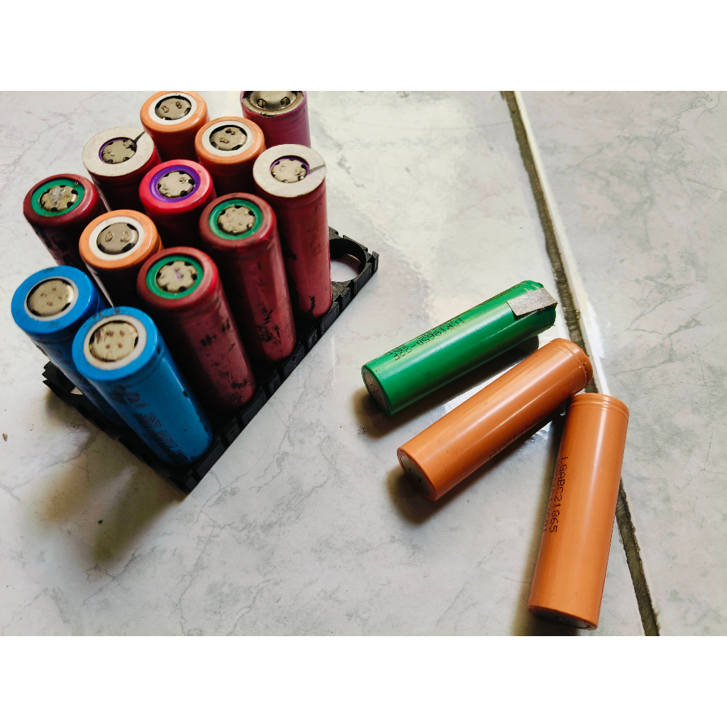 Battery batre 18650 second real kapasitas 1500 - 2000 mah