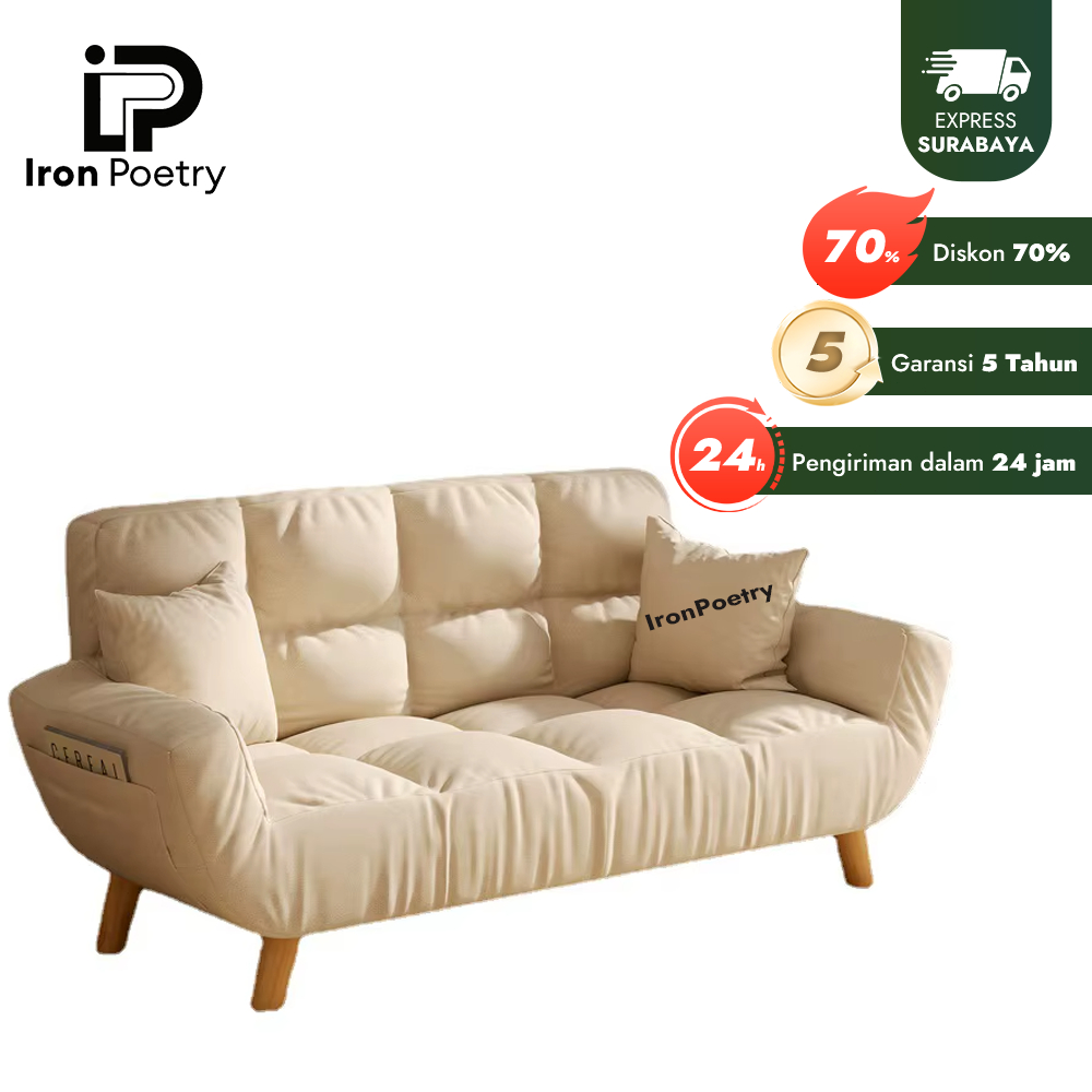 [Surabaya Express]Sofa Lipat Sofa Bed  Depan Sofa ekstra tebal Sofa yang nyaman minimalis Bisa Dilip