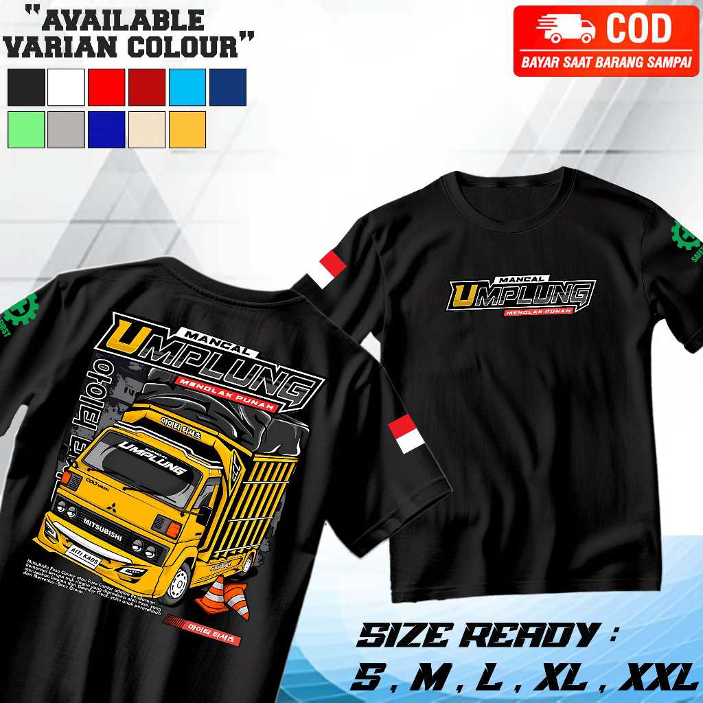 Baju Kaos Mancal Umplung  - Baju Truk Umplung Mania - Kaos Lengan Pendek Adem Dan Nyaman Dipakai - K