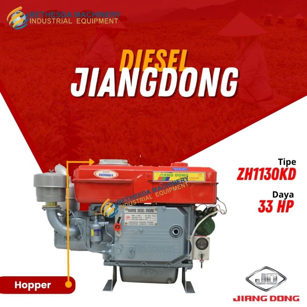 Diesel Penggerak Jiangdong 33 Hp ZH 1130 K D Diesel Stater