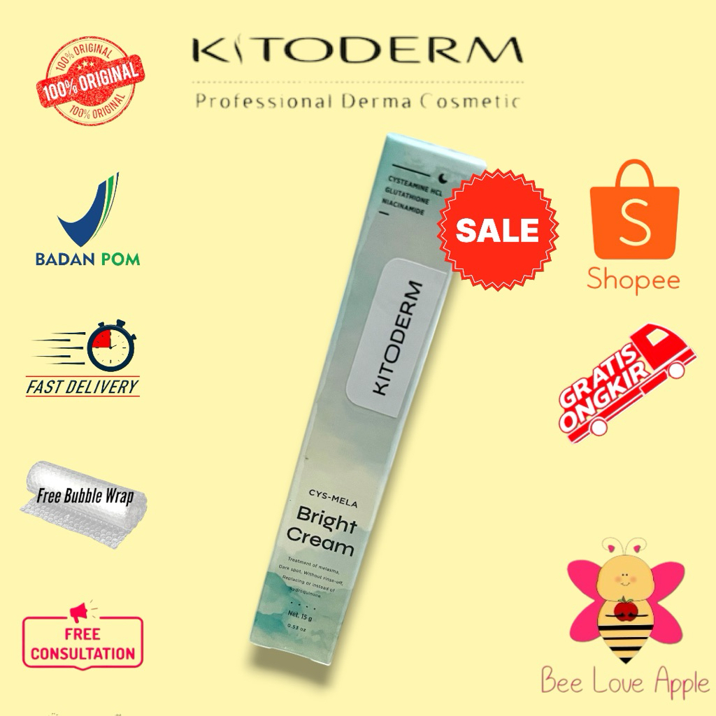 Kitoderm CYS - MELA Bright Cream Malam Mengatasi Melasma & Flek