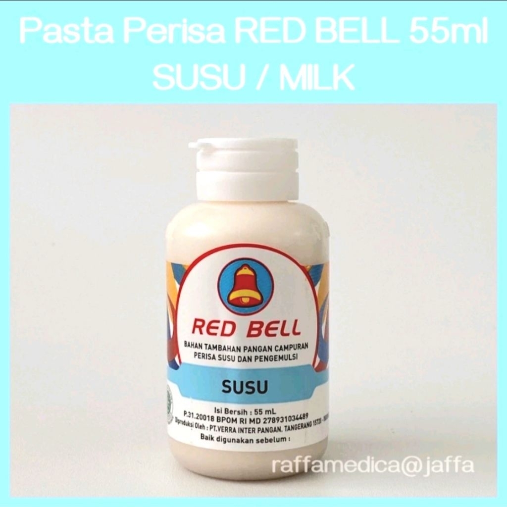 RED BELL 55ml [Pasta Perisa Pewarna] SUSU