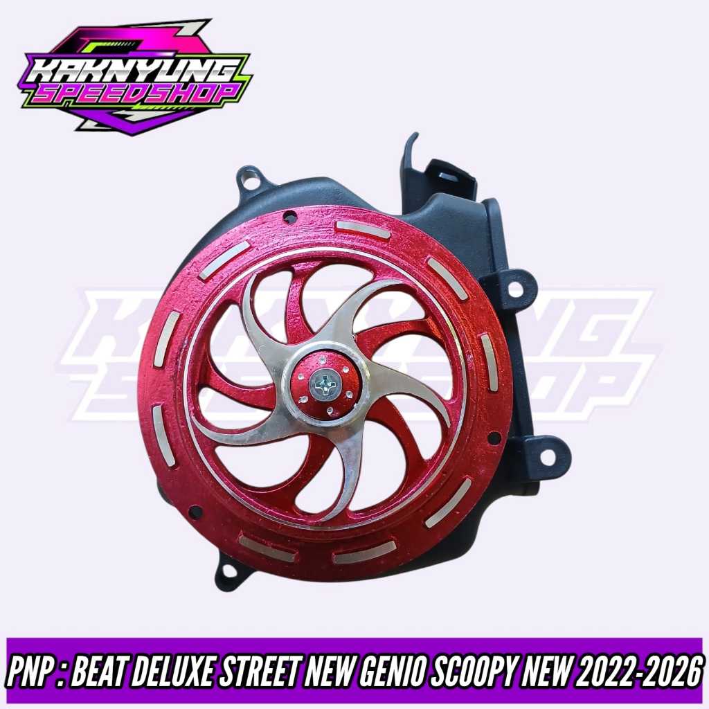 Tutup Kipas Scoopy Prestige 2022-2026 Set Spinner Sabit CNC Pnp Beat Deluxe Street New Scoopy Keyles