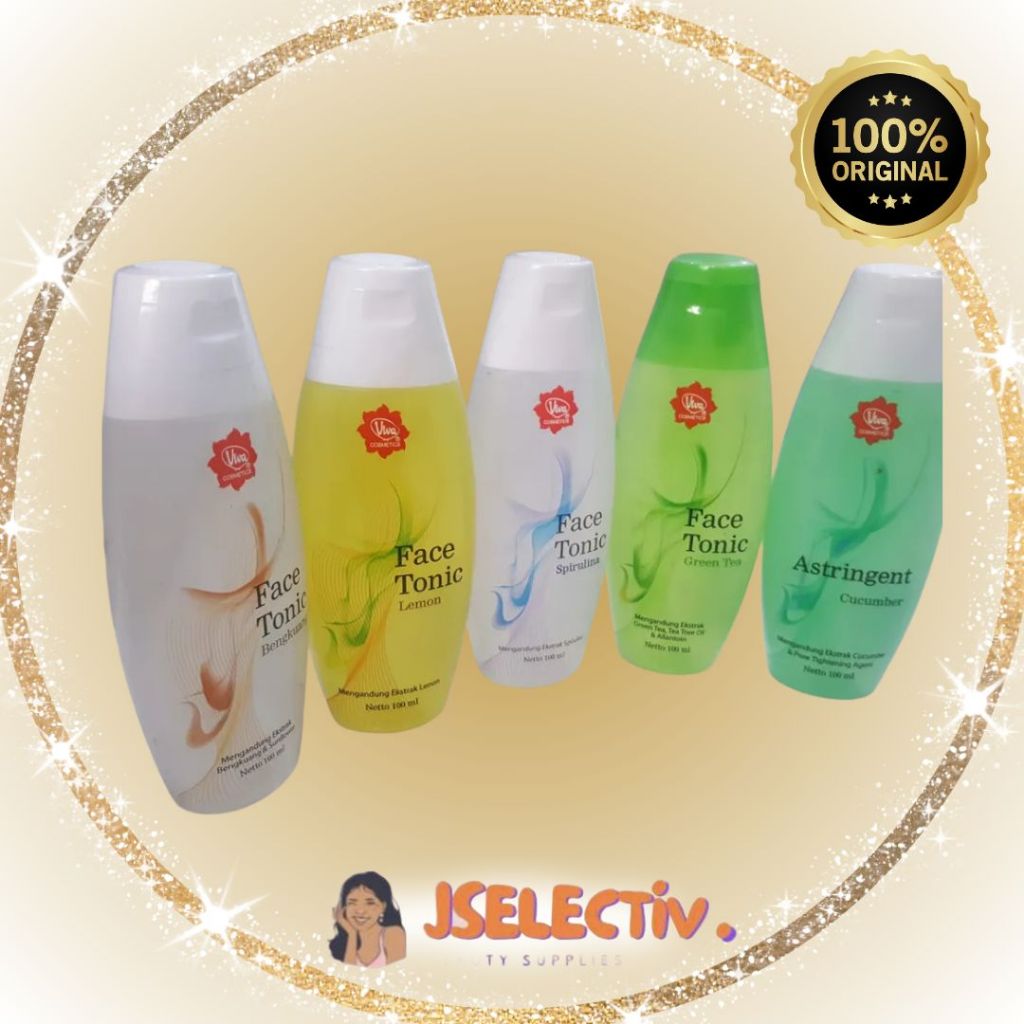 VIVA FACE TONIC - VARIAN LENGKAP // JSELECTIV X JHON KOSMETIK // Toner Penyegar VIVA - ORI️ BPOM COD