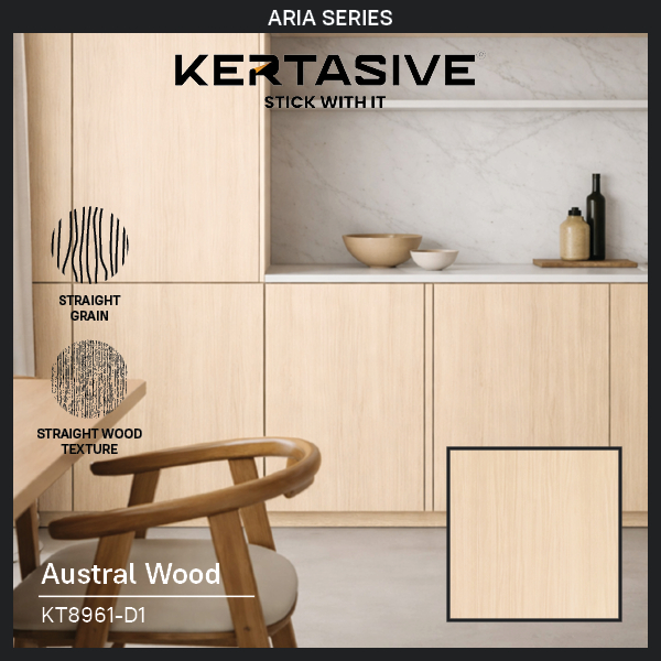 AUSTRAL WOOD 2ROLL - PVC INTERIOR FILM KERTASIVE
