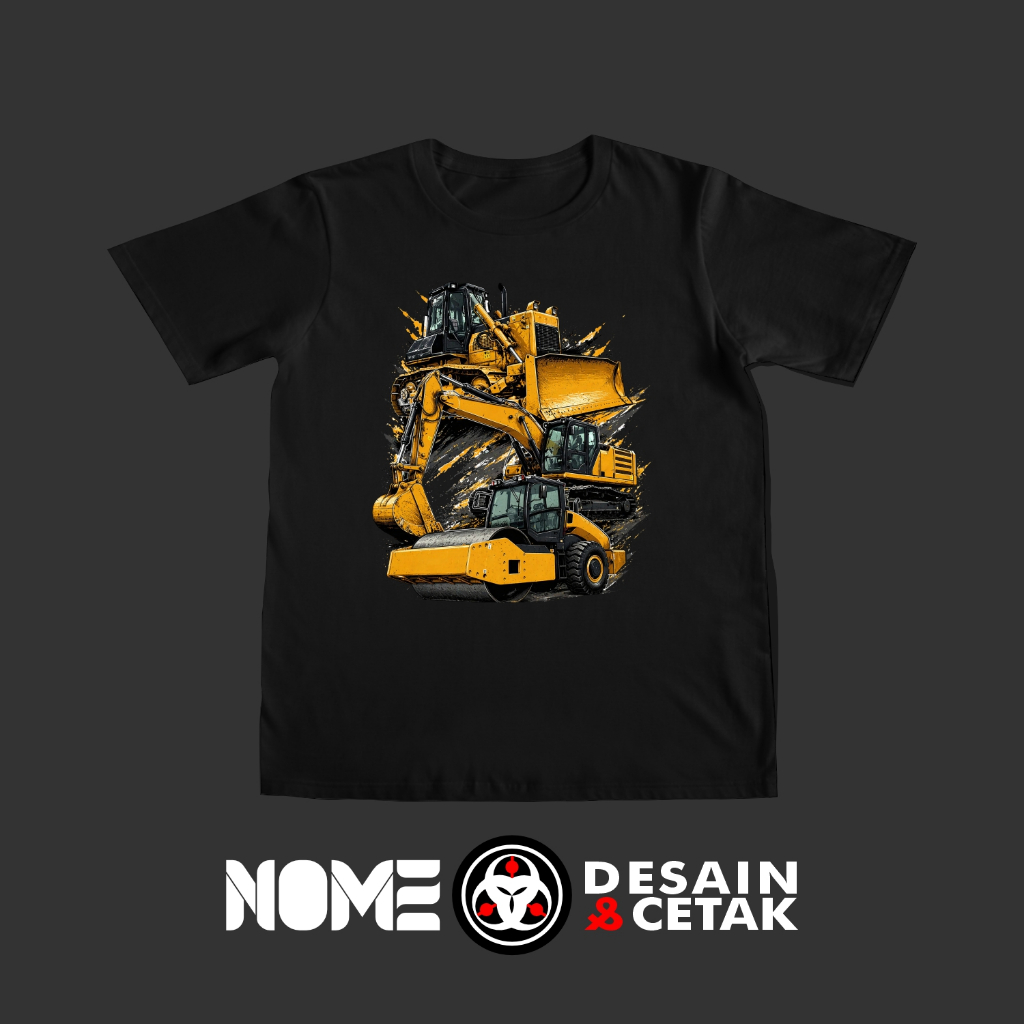 Kaos Tambang Mesin Berat Kontraktor Pertambangan
