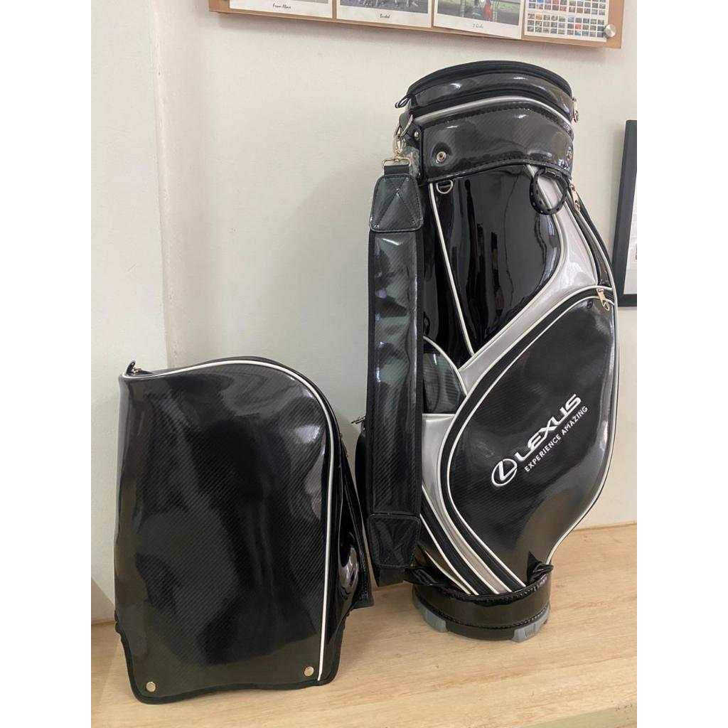 LEXUS GOLF CART BAG - HITAM PUTIH