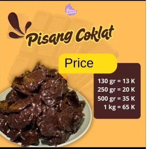Keripik pisang coklat 1kg