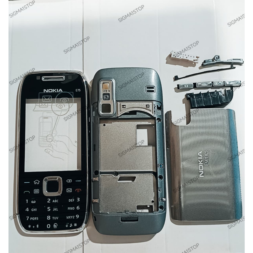 NOKIA E75 FULL SET CASING HOUSING KESING NOKIA JADUL E75