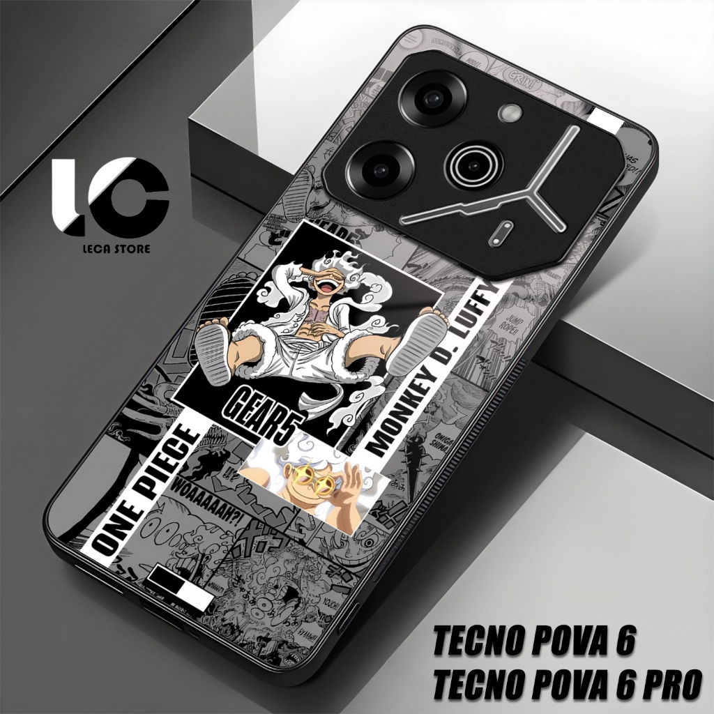 Softcase Hp TENCO POVA 6 Casing TENCO POVA 6 PRO Case Glossy Cassing kaca kilau Pelindung Hp Aksesor