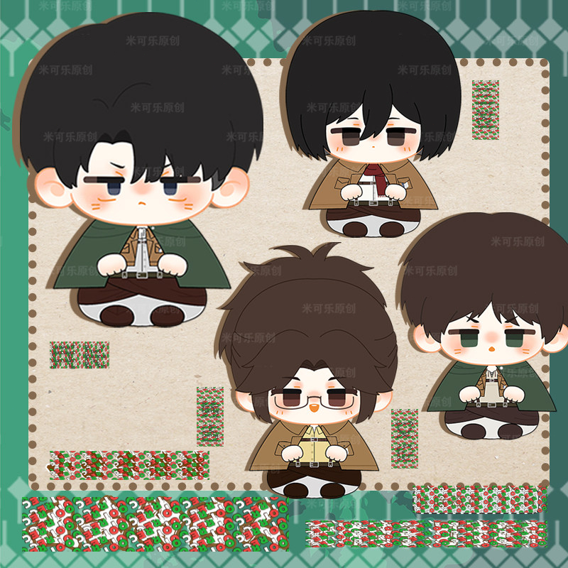 Ready Boneka Attack on titan Doll - AOT Doll - Doll AOT - Levi doll - Eren doll - Mikasa Doll - Zoe 