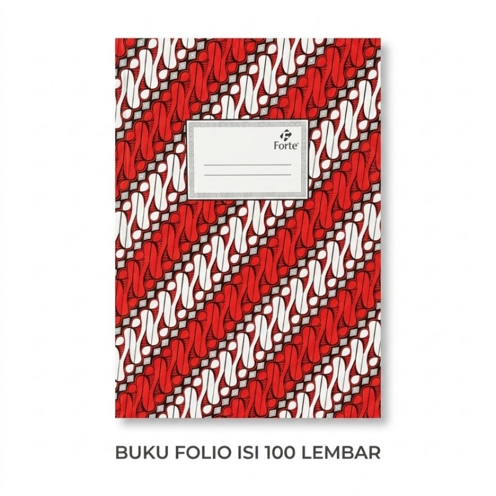 1 Pcs Buku Tulis Folio Besar 100 Lembar Forte COVER TEBAL