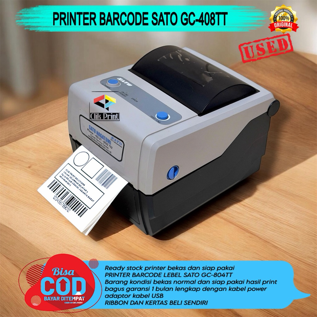 Printer Barcode SATO Cg408tt