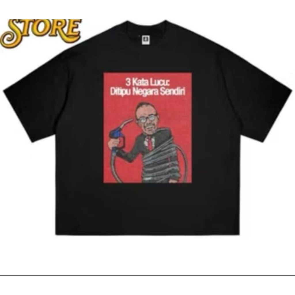 Kaos Tiga Kata Lucu Ditipu Negara Sendiri Kaos Distro Viral Ternyaman Kaos Unisex Viral