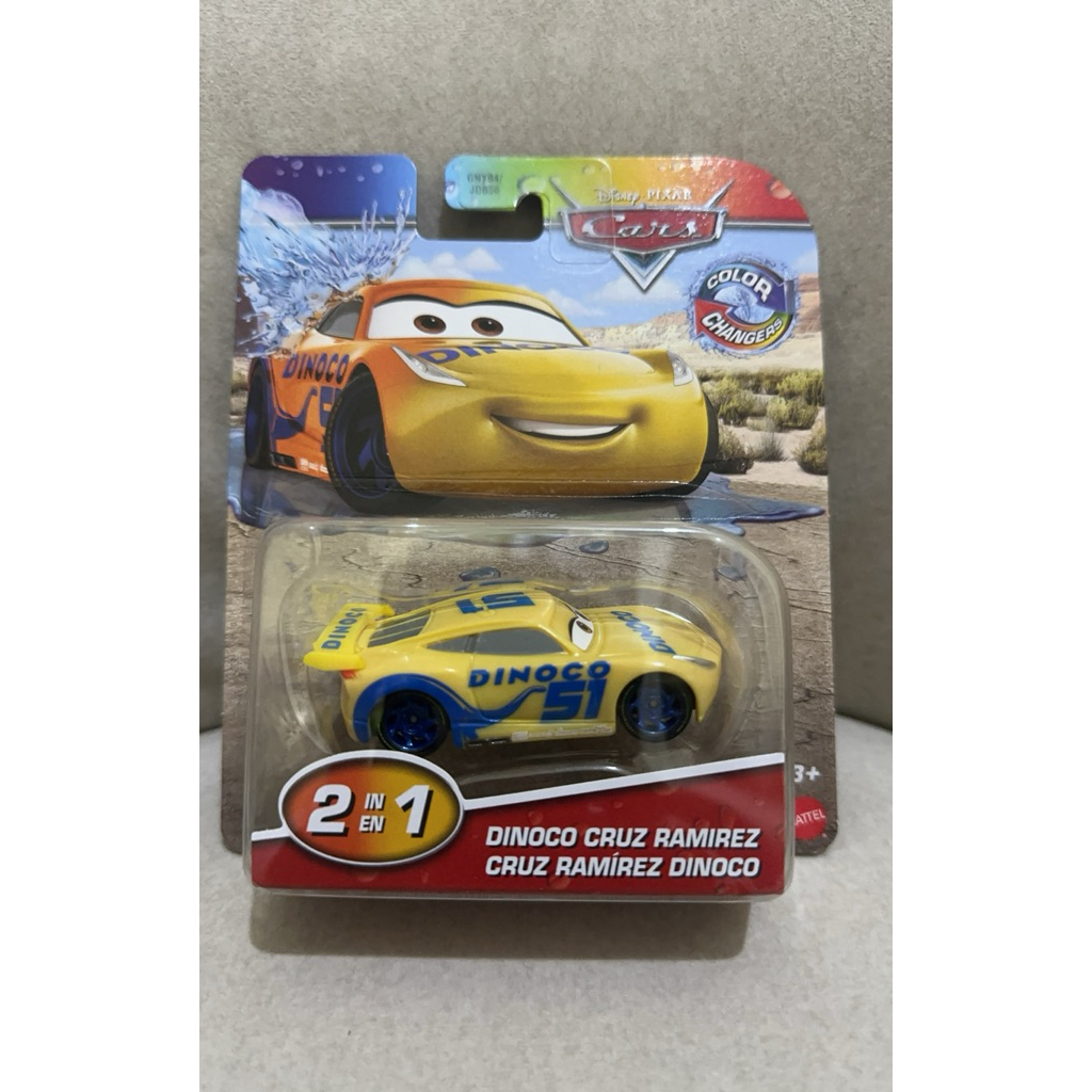 MATTEL CARS DISNEY PIXAR COLOR CHANGERS DINOCO CRUZ RAMIREZ - MCQUEEN