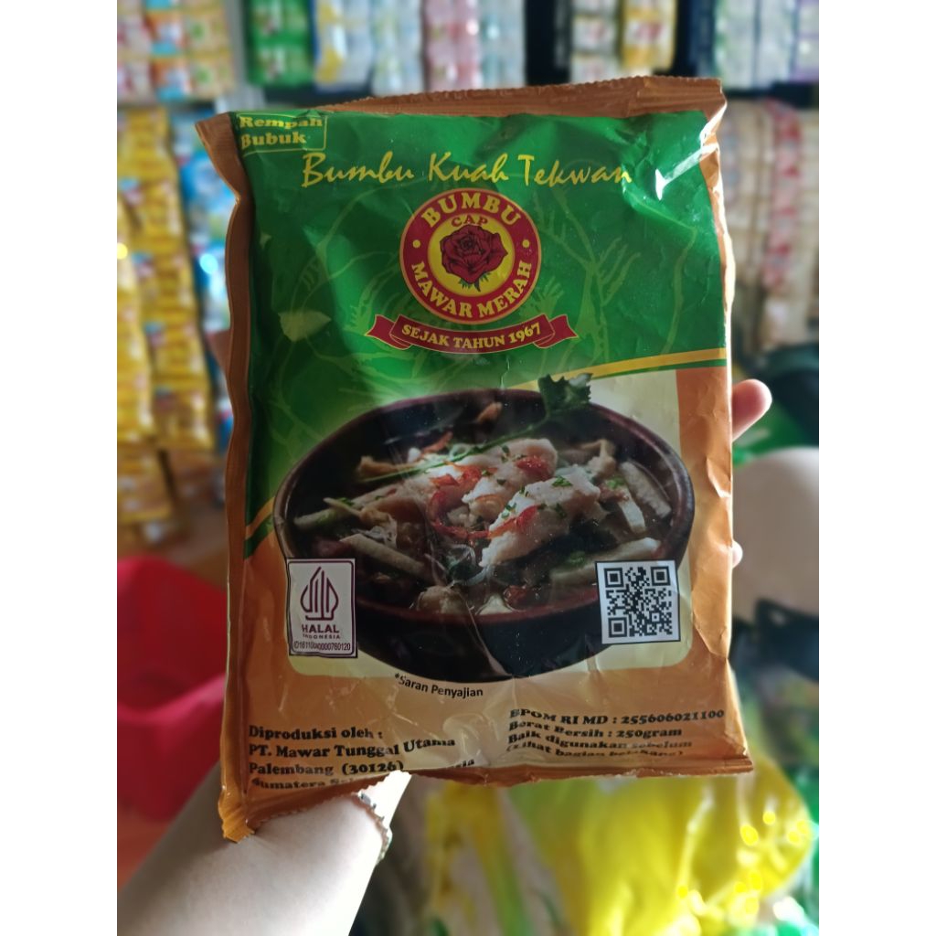 Bumbu Tekwan Cap Mawar Merah 250 gr