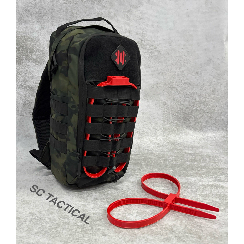 Tas Black Scorpion GEN 3 Multicam Black Fullset Tali Tis Merah / Tas Tactical Multicam Black / Tas M
