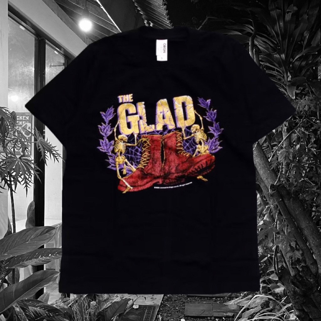 Tshirt THE GLAD - BOOTS (black)