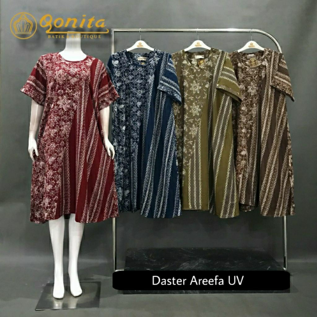 Daster Areefa UV (Ld 110, Pb 115) Qonita Batik Pekalongan